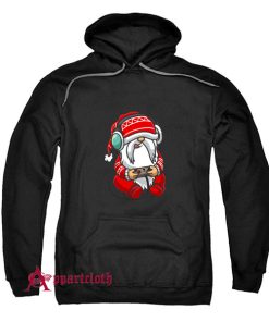 Gamer Gnome Christmas Gaming Santa Hoodie