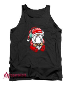 Gamer Gnome Christmas Gaming Santa Tank Top