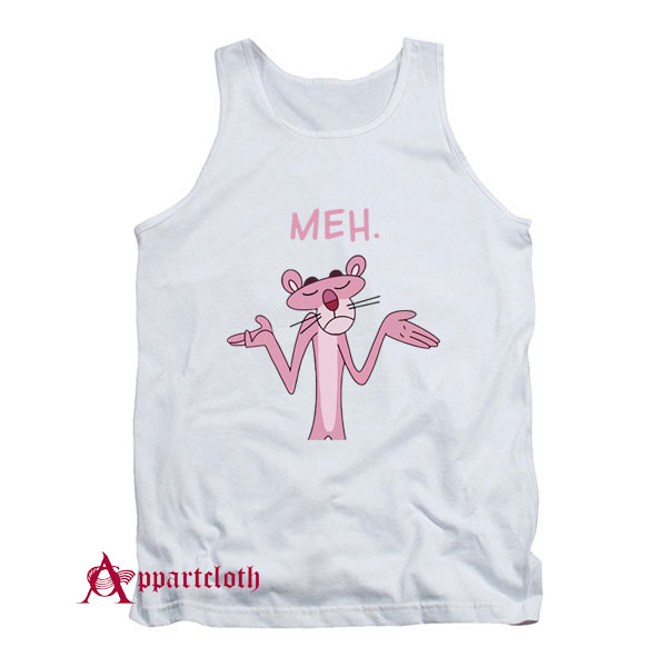 Pink Apathy Pink Panther Meh Tank Top