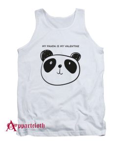 My Panda Bear Is My Valentine Tank Top