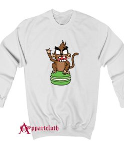 Angry Zombie Monkey Sweatshirt