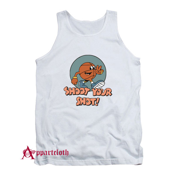 Shoot Your Shot A Little Basketball Man Tank Top