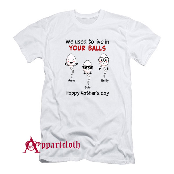 Little Cute Kids Happy Father's Day T-Shirt