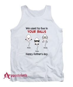 Little Cute Kids Happy Father's Day Tank Top