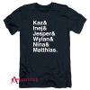Kaz Inej Jesper Wylan Nina Matthias T-Shirt