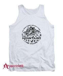 Mountains are Calling Tank Top
