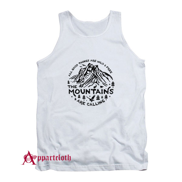 Mountains are Calling Tank Top