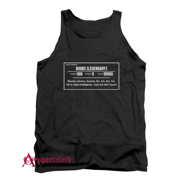 Legendary Boobs Video Game Tank Top