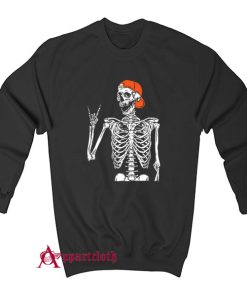 Skeleton Hand Rock Sweatshirt
