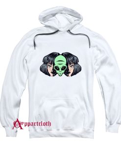 Alien Inside Human Girl Hoodie