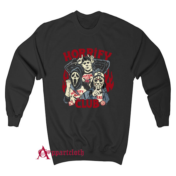 Horrify Club Ringer Sweatshirt