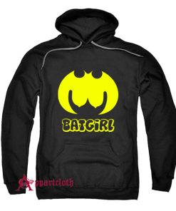 Batgril Batman Boob Logo Hoodie