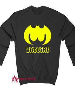 Batgril Batman Boob Logo Sweatshirt