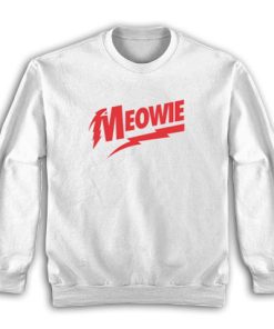 Meowie David Bowie Logo Sweatshirt