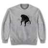 Black Cat Smoking Shit Happens Sweatshirt