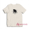 Black Cat Smoking Shit Happens T-Shirt