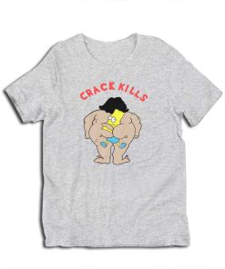 Crack Kills Bart Simpson Vintage T-Shirt