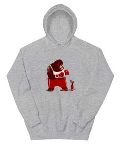 Gorilla Boxing Kangaroo Hoodie
