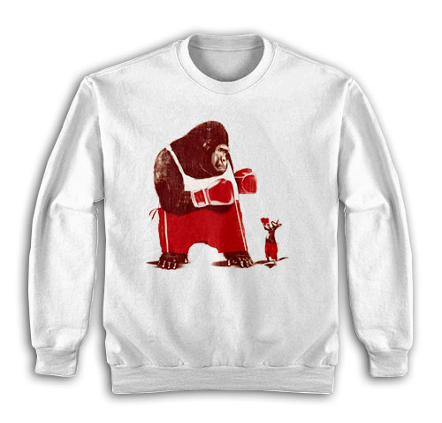 Gorilla Boxing Kangaroo Sweatshirt