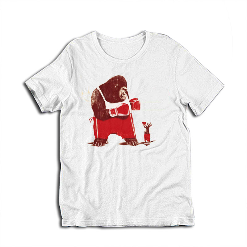 Gorilla Boxing Kangaroo T-Shirt