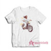 Jesus Riding Motorcycle T-Shirt