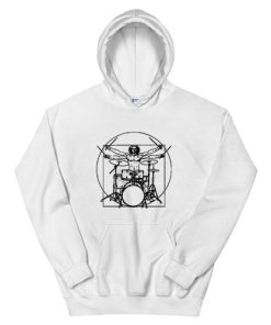 Da Vinci Vitruvian Man Drummer Hoodie
