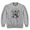 Da Vinci Vitruvian Man Drummer Sweatshirt