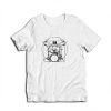 Da Vinci Vitruvian Man Drummer T-Shirt