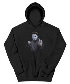 Michael Myers Halloween Middle Finger Horror Movie Hoodie