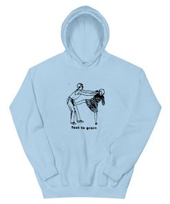 Foot to Groin Funny Hoodie