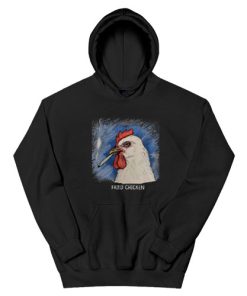 Fried Chicken Smoking Weed Hoodie