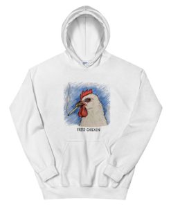 Fried Chicken Smoking Weed Hoodie