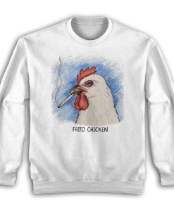 Fried Chicken Smoking Weed Sweatshirt