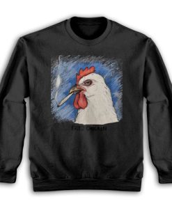 Fried Chicken Smoking Weed Sweatshirt