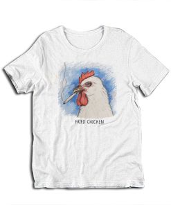 Fried Chicken Smoking Weed T-Shirt