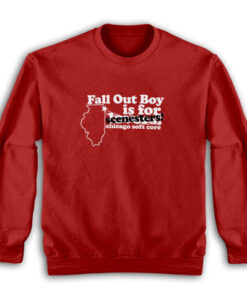 Fall Out Boy Is For Scenesters Chicago Soft Core Sweatshirt