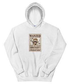 One Piece Monkey D Luffy Wanted Poster Hoodie