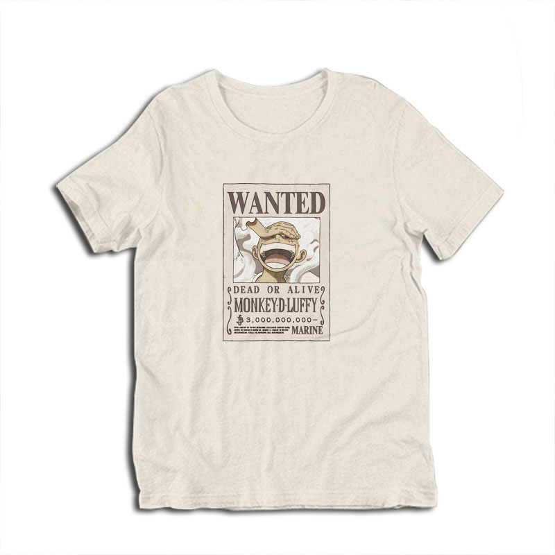 One Piece Monkey D Luffy Wanted Poster T-Shirt