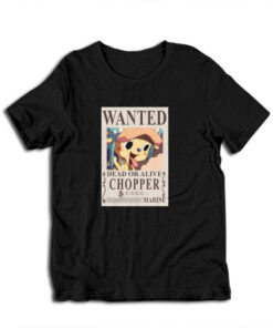 One Piece Poster Wanted Chopper T-Shirt