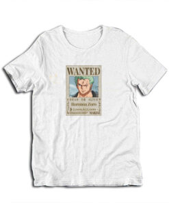 One Piece Poster Wanted Roronoa Zoro T-Shirt