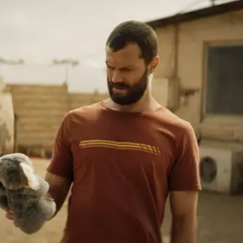Race Checkered Symbol The Man Jamie Dornan T-Shirt