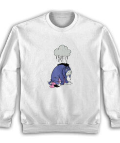 Rainy Sad Eeyore Winnie The Pooh Sweatshirt