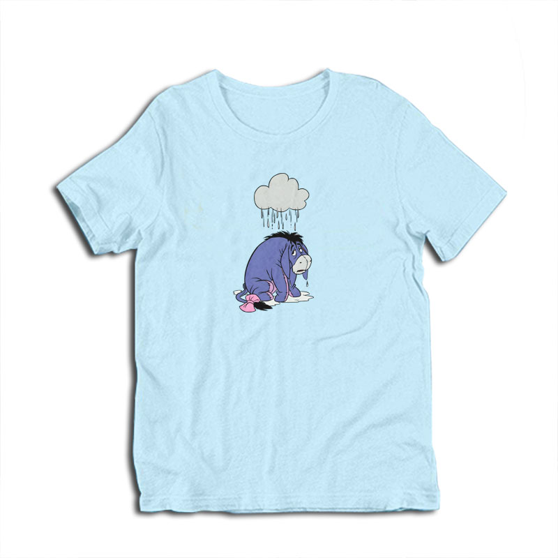 Rainy Sad Eeyore Winnie The Pooh T-Shirt