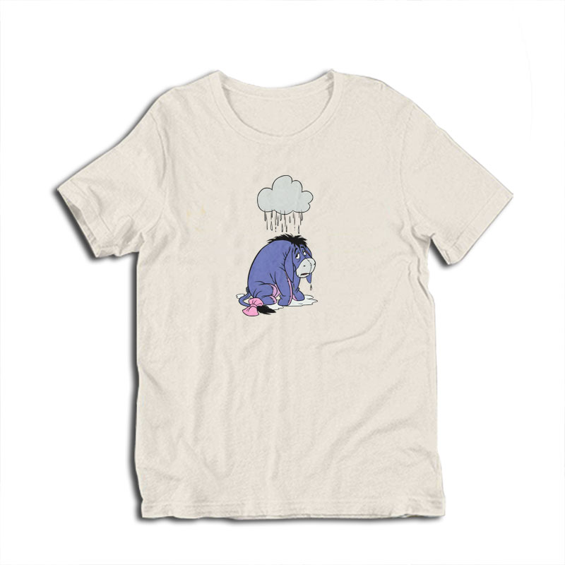 Rainy Sad Eeyore Winnie The Pooh T-Shirt