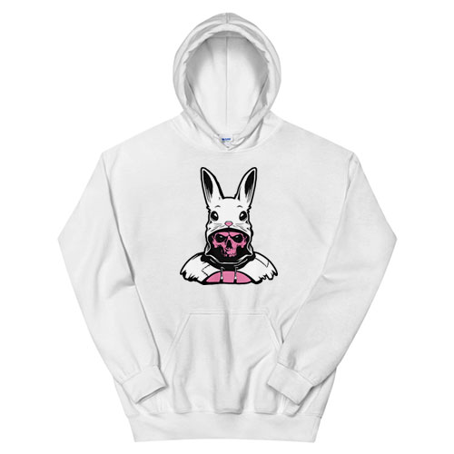 The Passenger Benson Rabbit Hood Human Skull Hoodie