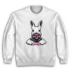 The Passenger Benson Rabbit Hood Human Skull Sweatshirt