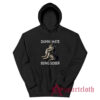 Damn I Hate Being Sober Funny Wolf Hoodie