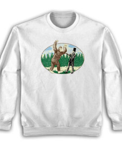 Glarkware Bigfoot vs Abe Lincoln Jimmy Chance Raising Hope Sweatshirt