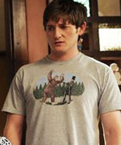 Glarkware Bigfoot vs Abe Lincoln Jimmy Chance Raising Hope T-Shirt