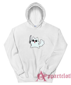 Gojo Cat Knife Funny Hoodie